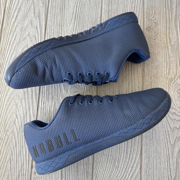 No Bull Project Unisex Trainer Shoes Size Men 10 W11.5 Super Fabric Navy Blue - Picture 8 of 12